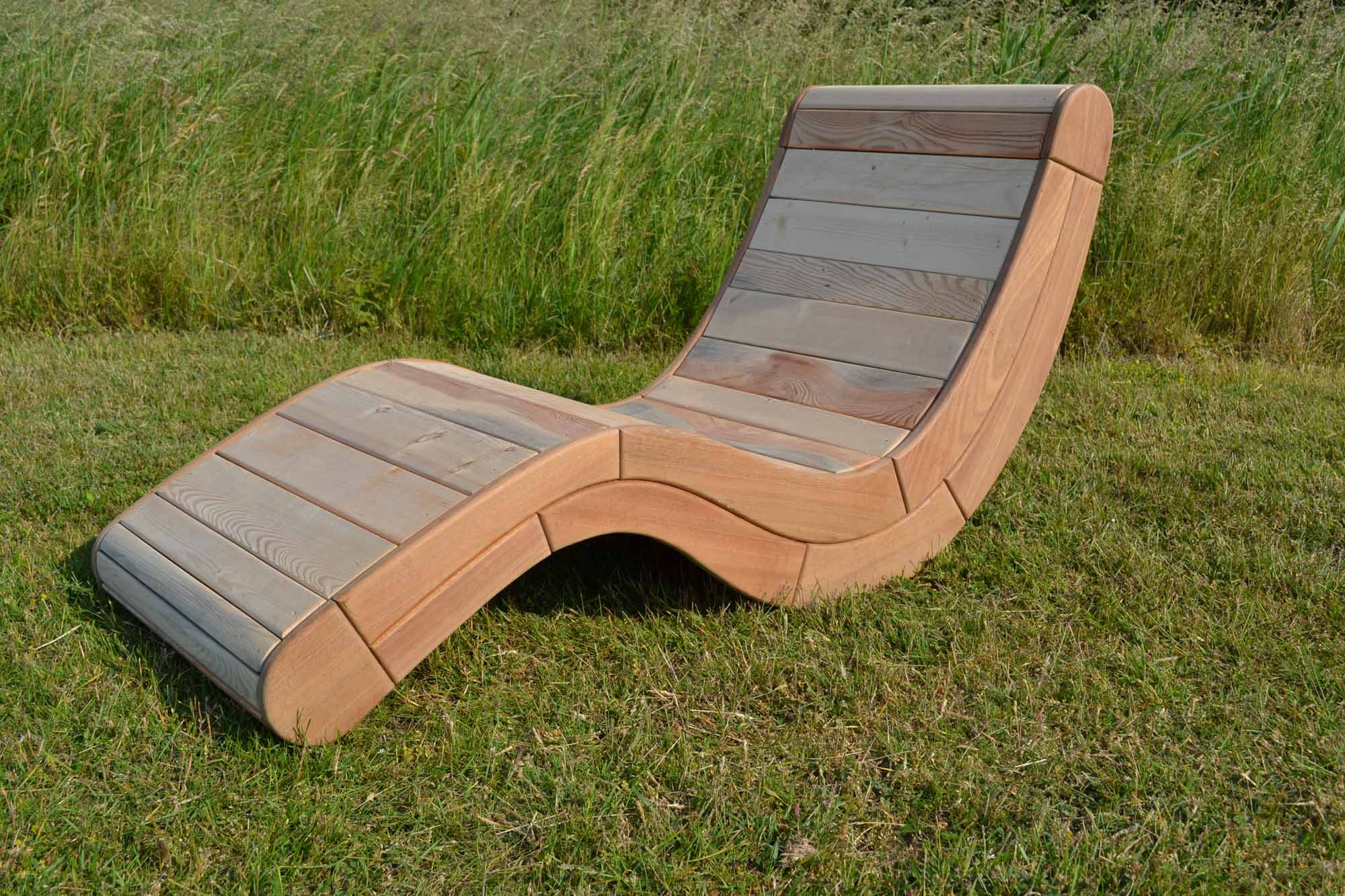 Chaise longue bois